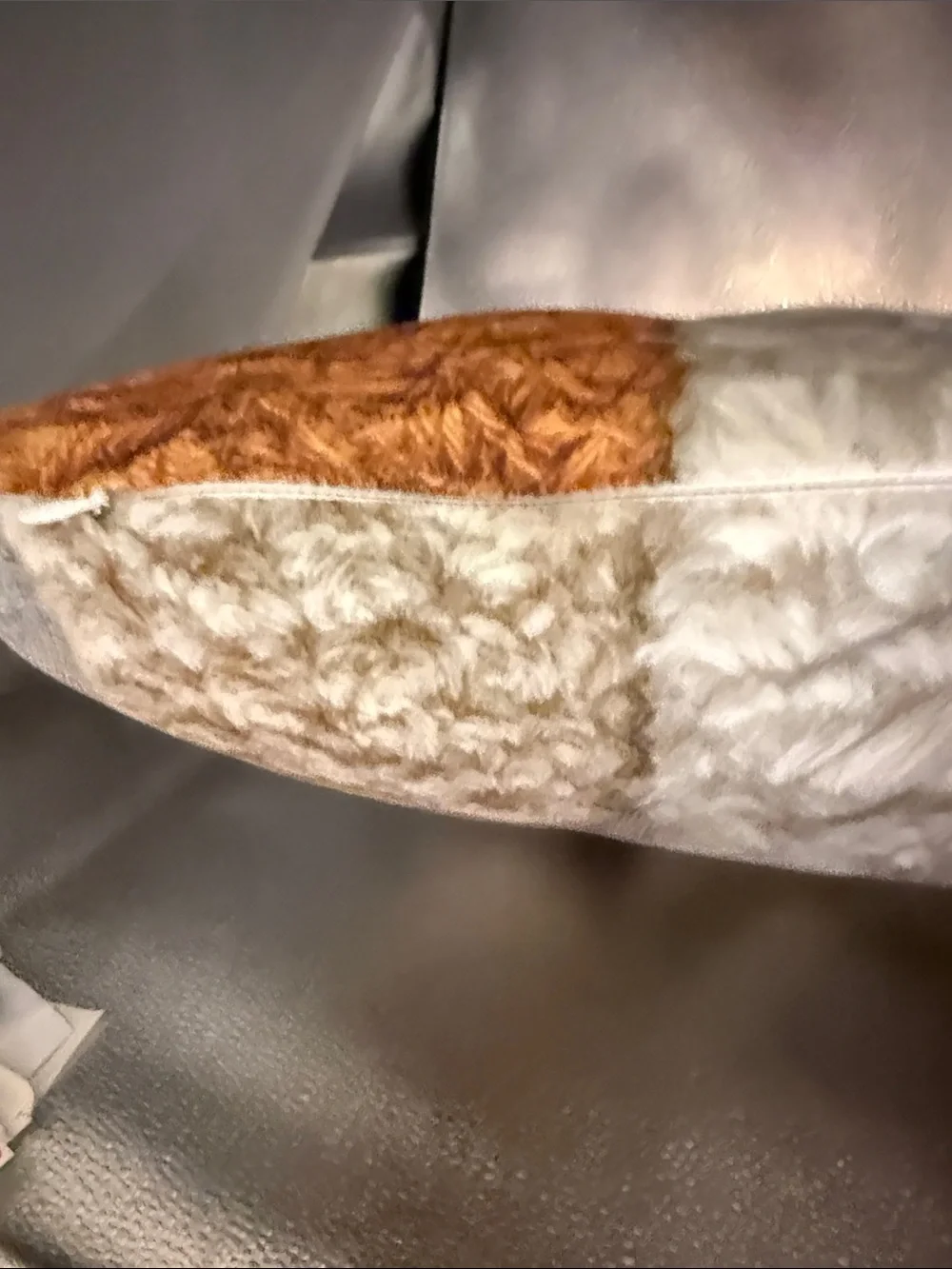 Alpaca Trio Decorative Throw Pillow Cover- Orange, Cream & Tan